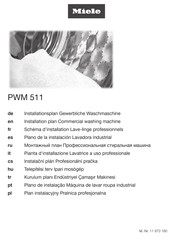 Miele PWM511 Installations Plan