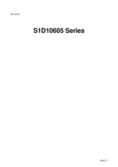 Epson S1D10605 Series Manual