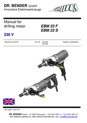 DR. BENDER 201234 Manual