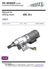 DR. BENDER 201210 Manual