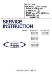 Fujitsu AO G18LALL Series Service Instruction