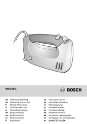 Bosch MFQ364 Series Operating Instructions Manual