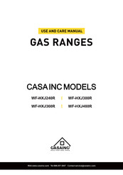 CASAINC WF-HXJ360R Use And Care Manual