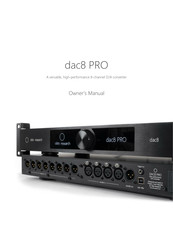 Okto Research DAC8 PRO Owner's Manual