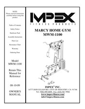 Impex MARCY MWM-1100 Owner's Manual