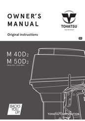 TOHATSU M40D2EFO Owner's Manual