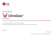 Lg UltraGear 49GR85DC Owner's Manual