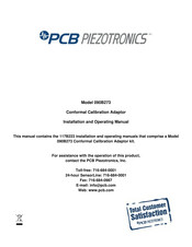 PCB Piezotronics 117B223 Installation And Operating Manual
