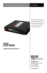 CSI Fiberlink 3355 Series User Manual