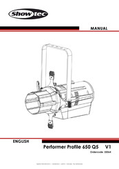 SHOWTEC Performer Profile 650 Q5 V1 Manual