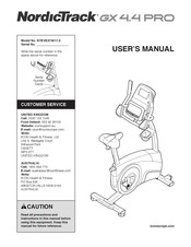 NordicTrack NTEVEX75017.0 User Manual
