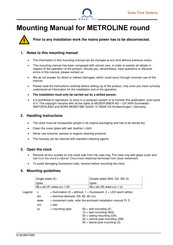 Mobatime METROLINE Mounting Manual