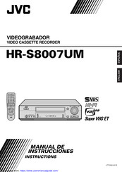 JVC HR-S8007UM Instructions Manual