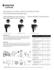 Pentair EV943741 Installation, Operation, Maintenance Manual