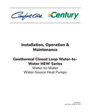 Mars Comfort-Aire Century HEW 120 Series Installation Operation & Maintenance