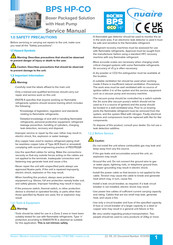 NuAire BPS-ECO-HP07 Service Manual