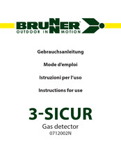 Brunner 3-SICUR Instructions For Use Manual
