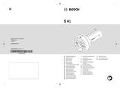Bosch S 41 Original Instructions Manual