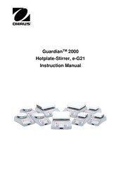 Ohaus Guardian 2000 Instruction Manual