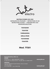 Jata electro TT581 Instructions For Use Manual