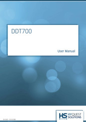 HyQuest Solutions BAROSSA DDT700 User Manual