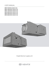 Vents MPA 2000 W EC A30 User Manual