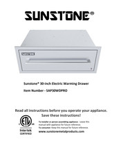 SUNSTONE SAP30WDPRO Instructions Manual