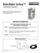Blichmann BoilerMaker Surface Assembly Operation Maintenance Manual