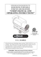 Dyna-Glo Delux KFA650DGD User's Manual And Operating Instructions
