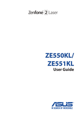 Asus Zenfone 2 Laser ZE551KL User Manual