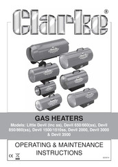 Clarke Devil 660 ss Operating & Maintenance Instructions