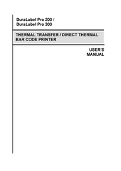 DuraLabel Pro 200 User Manual