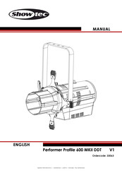 SHOWTEC Performer Profile 600 MKII DDT V1 Manual