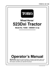 Toro Wheel Horse 523Dxi Operator's Manual