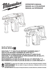 Milwaukee M18 FUEL 2914-20 Operator's Manual