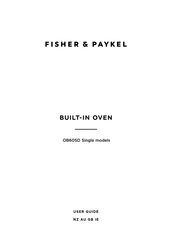 Fisher & Paykel OB60SD Series User Manual