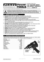 Sealey SA59.V3 Instructions