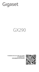 Gigaset GX290 Manual