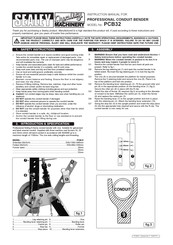 Sealey PCB32 Instruction Manual