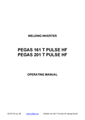 Alfa IN PEGAS 201 T PULSE HF Operating Manual