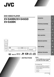 JVC XV-S30BK Instructions Manual