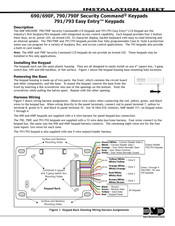 Digital Monitoring Products Security Command 790F Installation Sheet