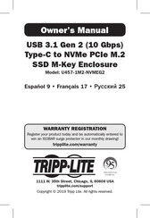 Tripp Lite U457-1M2-NVMEG2 Owner's Manual
