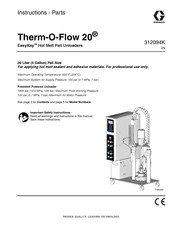 Graco Therm-O-Flow 20 EasyKey Instructions Manual