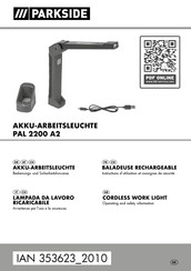 Parkside PAL 2200 A2 Manual