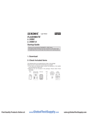 Sekonic FLASHMATE L-308X Startup Manual