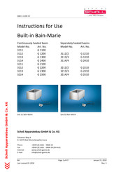 Scholl 3213/3 Instructions For Use Manual