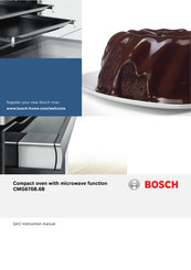 Bosch CMG676BS6B Instruction Manual