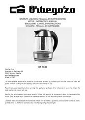 Orbegozo KT 6040 Instruction Manual