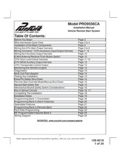 Voxx PRO9556CA Installation Manual